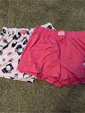 Hello Kitty Pink & Light Pink Lounge Shorts Set